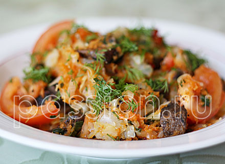 Капуста тушеная